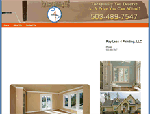 Tablet Screenshot of payless4painting.com